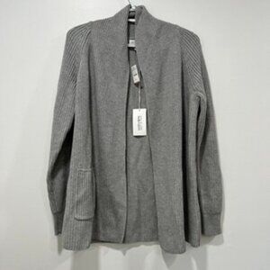 Haven Well Within Womens Cardigan XS Small NWT $98 Knit Gray Open Front Solid
